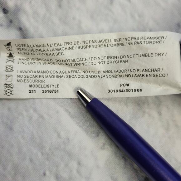 Be Creative Purple Ruched Tankini Top size 8 - Picture 7 of 7